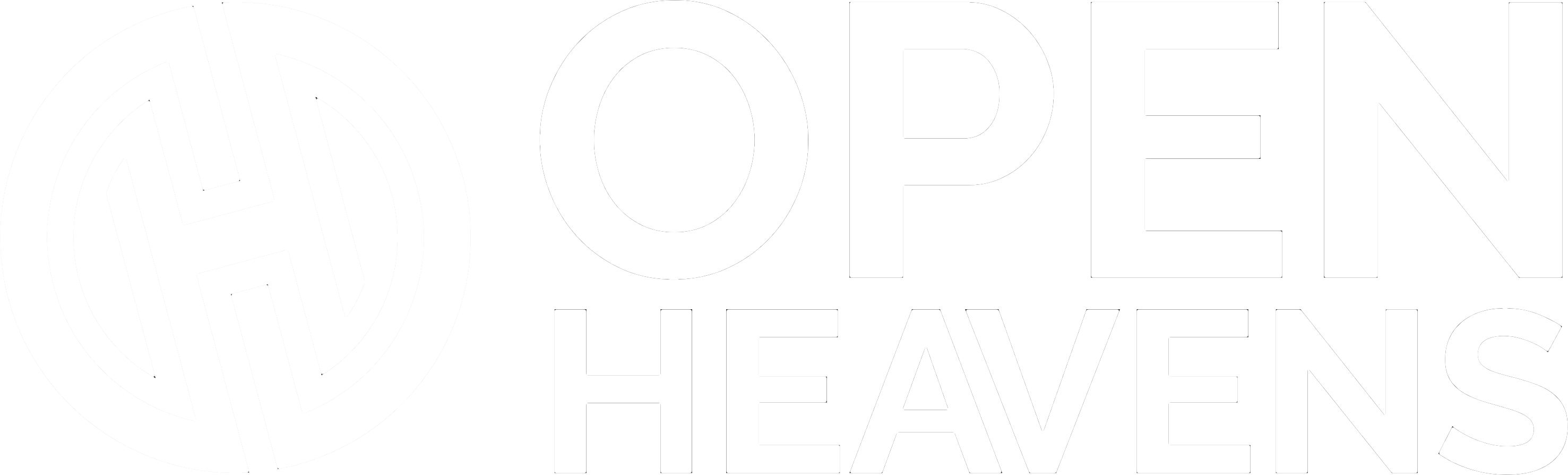 LogoOpenHeavensWhitePNG Open Heavens